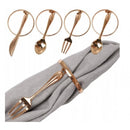 Servetėlių žiedų rinkinys Cut 4vnt