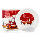 Puodelis su šaukštu ir lėkštutė 330 ml