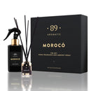 Rinkinys: Namų kvapas su lazdelėmis ir purškiamas namų kvapas