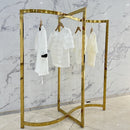 Auksinis metalinis stovas R-147