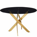 Valgomojo stalas Monn gold