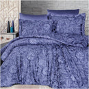 Patalynės komplektas "Advina Indigo", 6 dalių, 200x220 cm