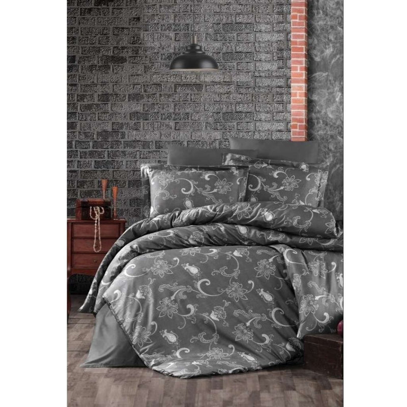 Patalynės komplektas "Carmina Anthracite", 6 dalių, 200x220 cm