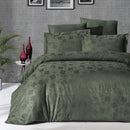 Patalynės komplektas "Clover Dark Green", 6 dalių, 200x220 cm