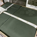 Patalynės komplektas "Clover Dark Green", 6 dalių, 200x220 cm