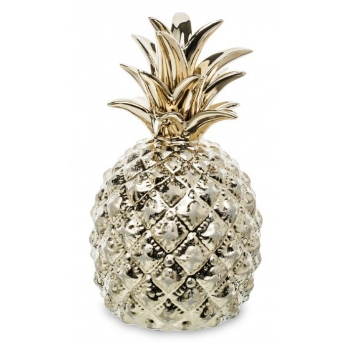 Auksinis dekoratyvinis ananasas III