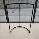 Metalinis, pusapvalis juodas stovas 2