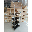 Metalinė kabykla su lentynomis Barrel