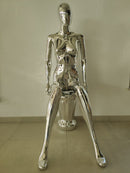 sedintis manekenas sidabrinis -adevelo.lt